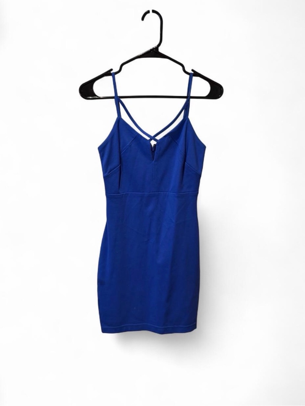 Guess Royal Blue Spaghetti Strap Mini Dress